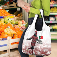 Portugal Football Selecao das Quinas Grocery Bag Rooster Mascot Patriotic Ornate