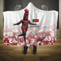 Portugal Football Selecao das Quinas Hooded Blanket Rooster Mascot Patriotic Ornate