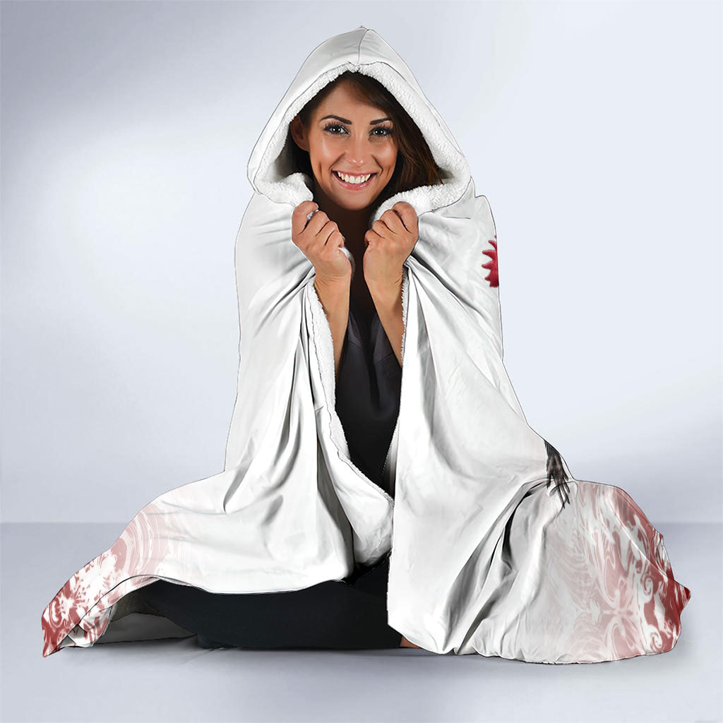 Portugal Football Selecao das Quinas Hooded Blanket Rooster Mascot Patriotic Ornate