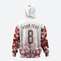 Personalized Portugal Football Selecao das Quinas Hoodie Rooster Mascot Patriotic Ornate