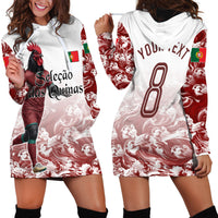 Personalized Portugal Football Selecao das Quinas Hoodie Dress Rooster Mascot Patriotic Ornate