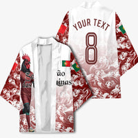 Personalized Portugal Football Selecao das Quinas Kimono Rooster Mascot Patriotic Ornate