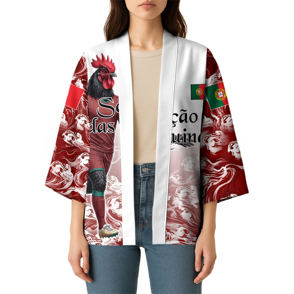 Personalized Portugal Football Selecao das Quinas Kimono Rooster Mascot Patriotic Ornate