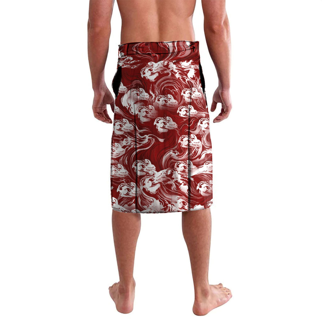 Portugal Football Selecao das Quinas Lavalava Rooster Mascot Patriotic Ornate