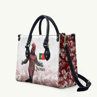 Portugal Football Selecao das Quinas Leather Bag Rooster Mascot Patriotic Ornate