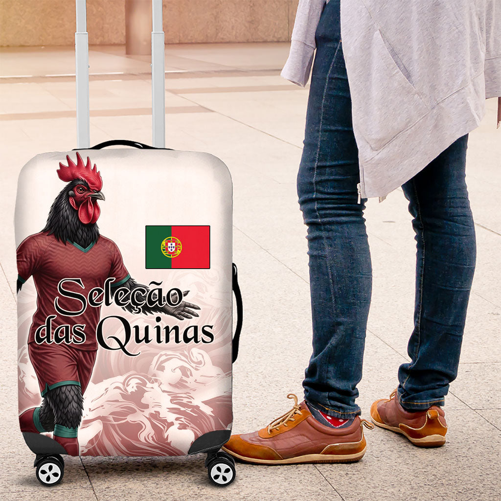 Portugal Football Selecao das Quinas Luggage Cover Rooster Mascot Patriotic Ornate