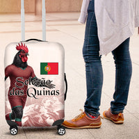 Portugal Football Selecao das Quinas Luggage Cover Rooster Mascot Patriotic Ornate