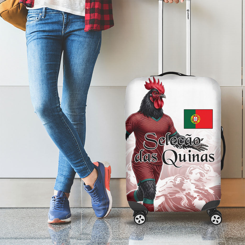 Portugal Football Selecao das Quinas Luggage Cover Rooster Mascot Patriotic Ornate