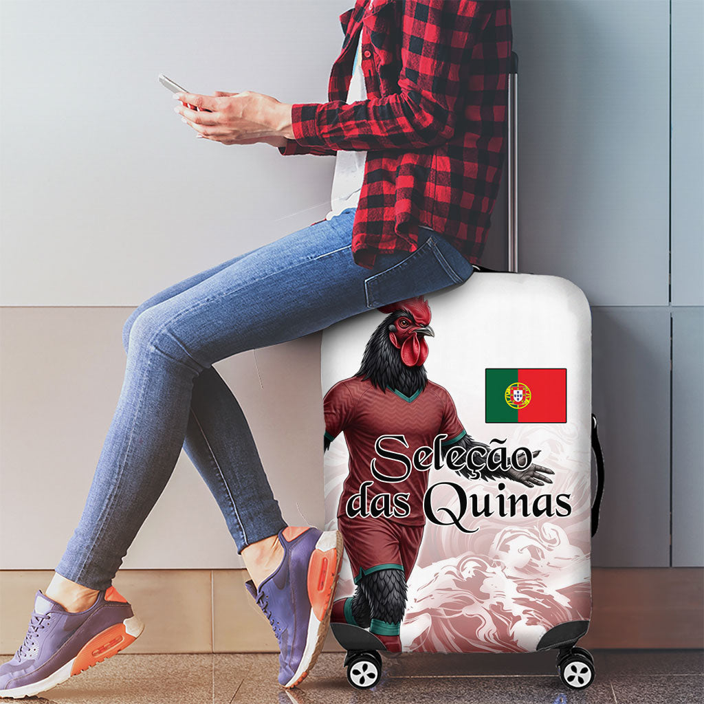 Portugal Football Selecao das Quinas Luggage Cover Rooster Mascot Patriotic Ornate