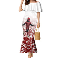 Portugal Football Selecao das Quinas Mermaid Dress Rooster Mascot Patriotic Ornate