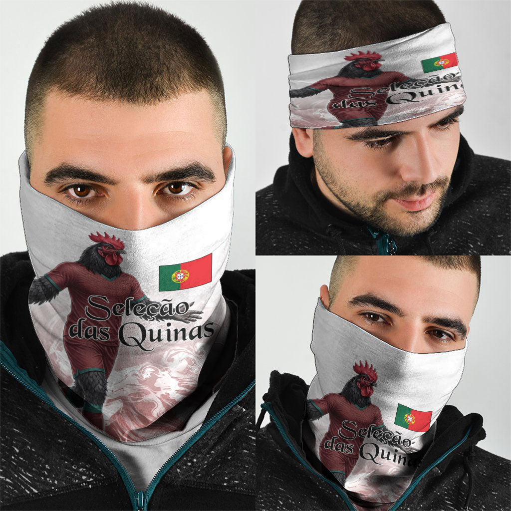 Portugal Football Selecao das Quinas Neck Gaiter Rooster Mascot Patriotic Ornate