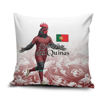 Portugal Football Selecao das Quinas Pillow Cover Rooster Mascot Patriotic Ornate