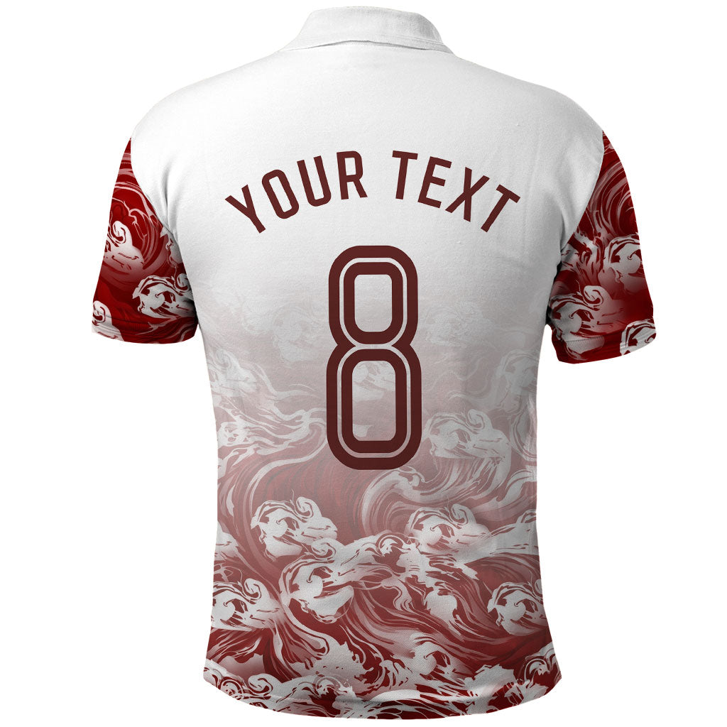 Personalized Portugal Football Selecao das Quinas Polo Shirt Rooster Mascot Patriotic Ornate