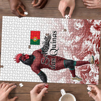 Portugal Football Selecao das Quinas Puzzle Rooster Mascot Patriotic Ornate