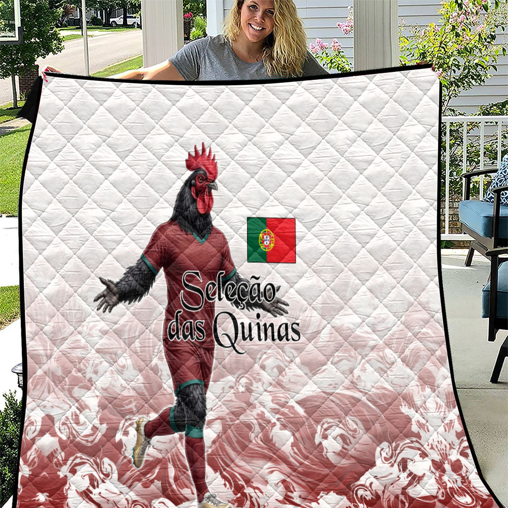 Portugal Football Selecao das Quinas Quilt Rooster Mascot Patriotic Ornate