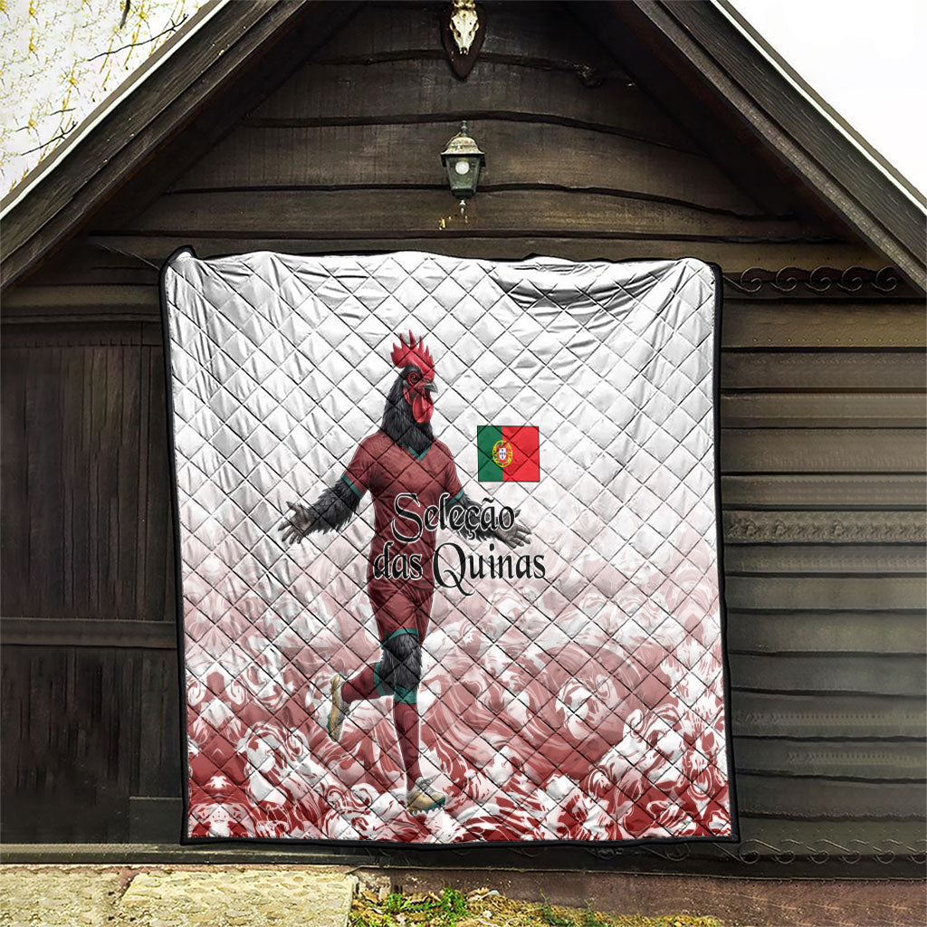 Portugal Football Selecao das Quinas Quilt Rooster Mascot Patriotic Ornate