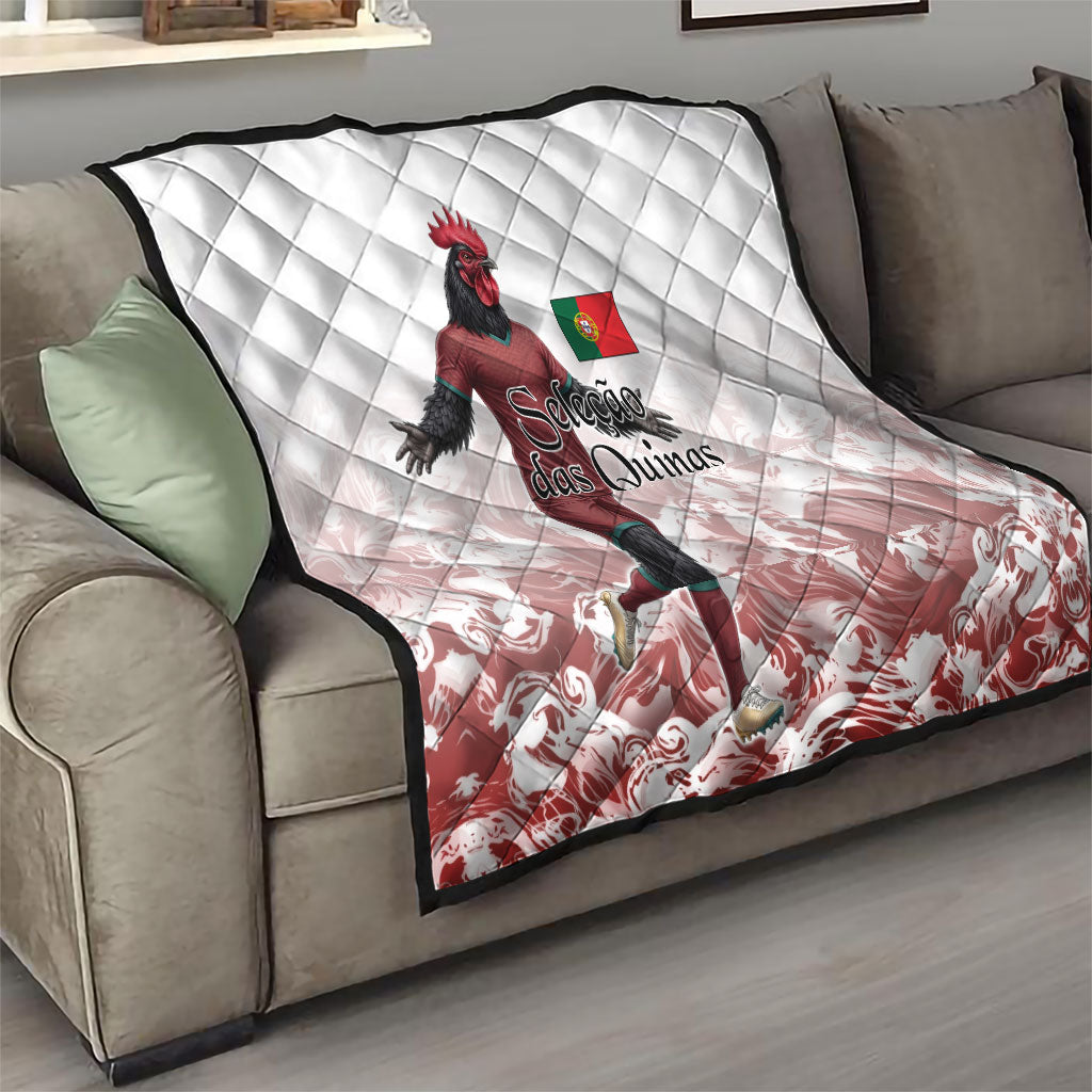 Portugal Football Selecao das Quinas Quilt Rooster Mascot Patriotic Ornate