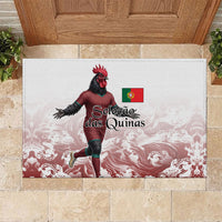 Portugal Football Selecao das Quinas Rubber Doormat Rooster Mascot Patriotic Ornate