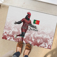 Portugal Football Selecao das Quinas Rubber Doormat Rooster Mascot Patriotic Ornate