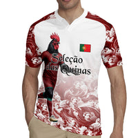 Personalized Portugal Football Selecao das Quinas Rugby Jersey Rooster Mascot Patriotic Ornate
