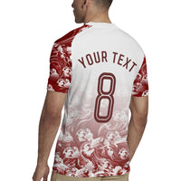Personalized Portugal Football Selecao das Quinas Rugby Jersey Rooster Mascot Patriotic Ornate