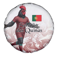 Portugal Football Selecao das Quinas Spare Tire Cover Rooster Mascot Patriotic Ornate