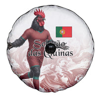 Portugal Football Selecao das Quinas Spare Tire Cover Rooster Mascot Patriotic Ornate