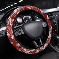 Portugal Football Selecao das Quinas Steering Wheel Cover Rooster Mascot Patriotic Ornate