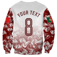 Personalized Portugal Football Selecao das Quinas Sweatshirt Rooster Mascot Patriotic Ornate