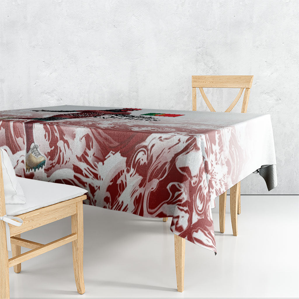 Portugal Football Selecao das Quinas Tablecloth Rooster Mascot Patriotic Ornate