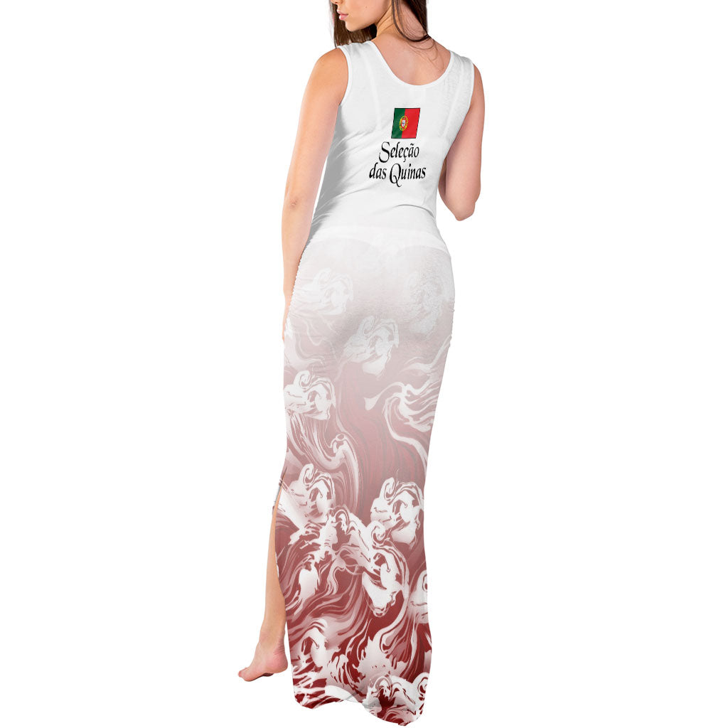 Portugal Football Selecao das Quinas Tank Maxi Dress Rooster Mascot Patriotic Ornate