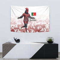 Portugal Football Selecao das Quinas Tapestry Rooster Mascot Patriotic Ornate