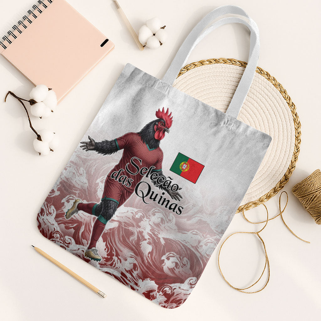 Portugal Football Selecao das Quinas Tote Bag Rooster Mascot Patriotic Ornate