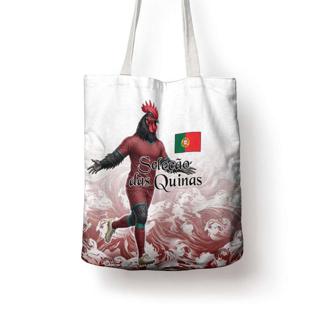 Portugal Football Selecao das Quinas Tote Bag Rooster Mascot Patriotic Ornate