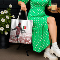 Portugal Football Selecao das Quinas Tote Bag Rooster Mascot Patriotic Ornate