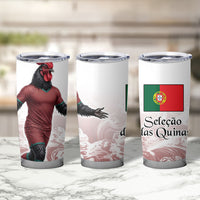 Portugal Football Selecao das Quinas Tumbler Cup Rooster Mascot Patriotic Ornate