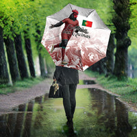 Portugal Football Selecao das Quinas Umbrella Rooster Mascot Patriotic Ornate