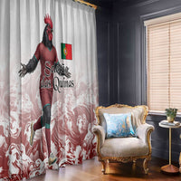 Portugal Football Selecao das Quinas Window Curtain Rooster Mascot Patriotic Ornate