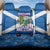 Scotland Back Car Seat Cover with Blue Saltire Flag with Thistle Flowers Highland Landscape and Land of Thistle and Stone - Wonder Print Shop