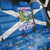 Scotland Back Car Seat Cover with Blue Saltire Flag with Thistle Flowers Highland Landscape and Land of Thistle and Stone - Wonder Print Shop