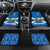 Scotland Car Mats with Blue Saltire Flag with Thistle Flowers Highland Landscape and Land of Thistle and Stone - Wonder Print Shop