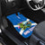 Scotland Car Mats with Blue Saltire Flag with Thistle Flowers Highland Landscape and Land of Thistle and Stone - Wonder Print Shop