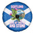 Scotland Spare Tire Cover with Blue Saltire Flag with Thistle Flowers Highland Landscape and Land of Thistle and Stone - Wonder Print Shop