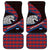 Scotland Car Mats with Red Blue Tartan Pattern with Unicorn Illustration Saltire Flag and Where Tartan Meets Myth Quote Design - Wonder Print Shop