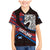 Scotland Family Matching Mermaid Dress and Hawaiian Shirt with Red Blue Tartan Pattern with Unicorn Illustration Saltire Flag and Where Tartan Meets Myth Quote Design - Wonder Print Shop