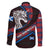 Scotland Family Matching Puletasi and Hawaiian Shirt with Red Blue Tartan Pattern with Unicorn Illustration Saltire Flag and Where Tartan Meets Myth Quote Design - Wonder Print Shop