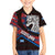 Scotland Family Matching Short Sleeve Bodycon Dress and Hawaiian Shirt with Red Blue Tartan Pattern with Unicorn Illustration Saltire Flag and Where Tartan Meets Myth Quote Design - Wonder Print Shop