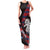 Scotland Family Matching Tank Maxi Dress and Hawaiian Shirt with Red Blue Tartan Pattern with Unicorn Illustration Saltire Flag and Where Tartan Meets Myth Quote Design - Wonder Print Shop