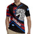 Scotland Rugby Jersey with Red Blue Tartan Pattern with Unicorn Illustration Saltire Flag and Where Tartan Meets Myth Quote Design - Wonder Print Shop