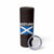 Scotland Skinny Tumbler with Red Blue Tartan Pattern with Unicorn Illustration Saltire Flag and Where Tartan Meets Myth Quote Design - Wonder Print Shop